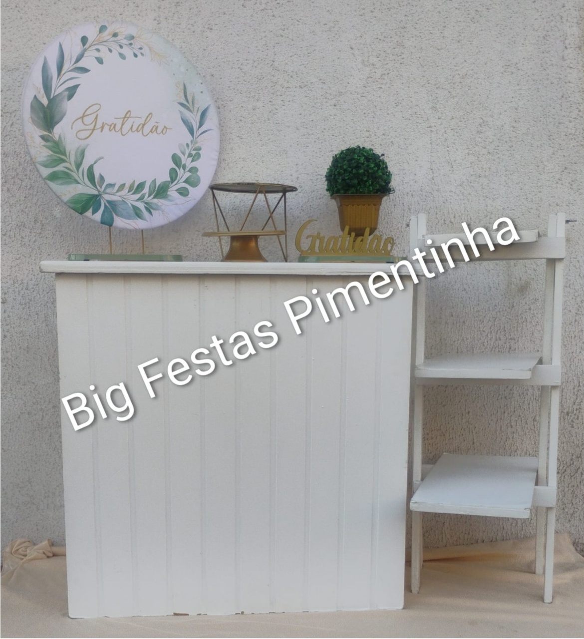 Kit Acessório Gratidão Verde - big festas pimentinha