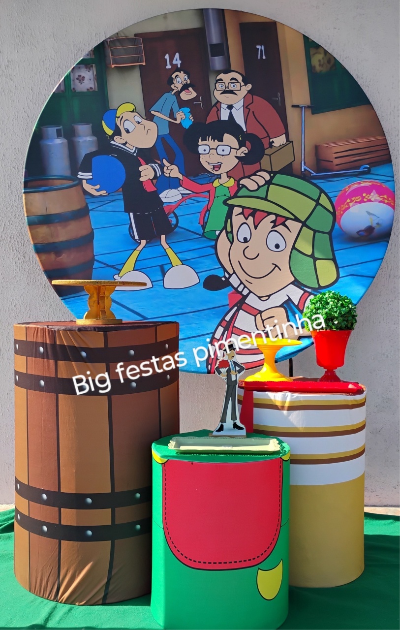 Kit Prata Turma Do Chaves - big festas pimentinha