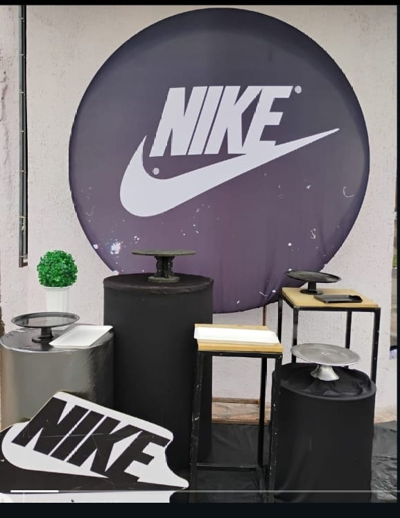 Kit Ouro Nike + Mesa de Ferro  - big festas pimentinha
