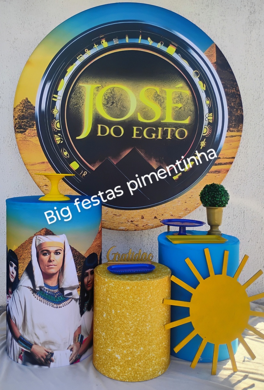 José Do Egito Kit Prata - big festas pimentinha