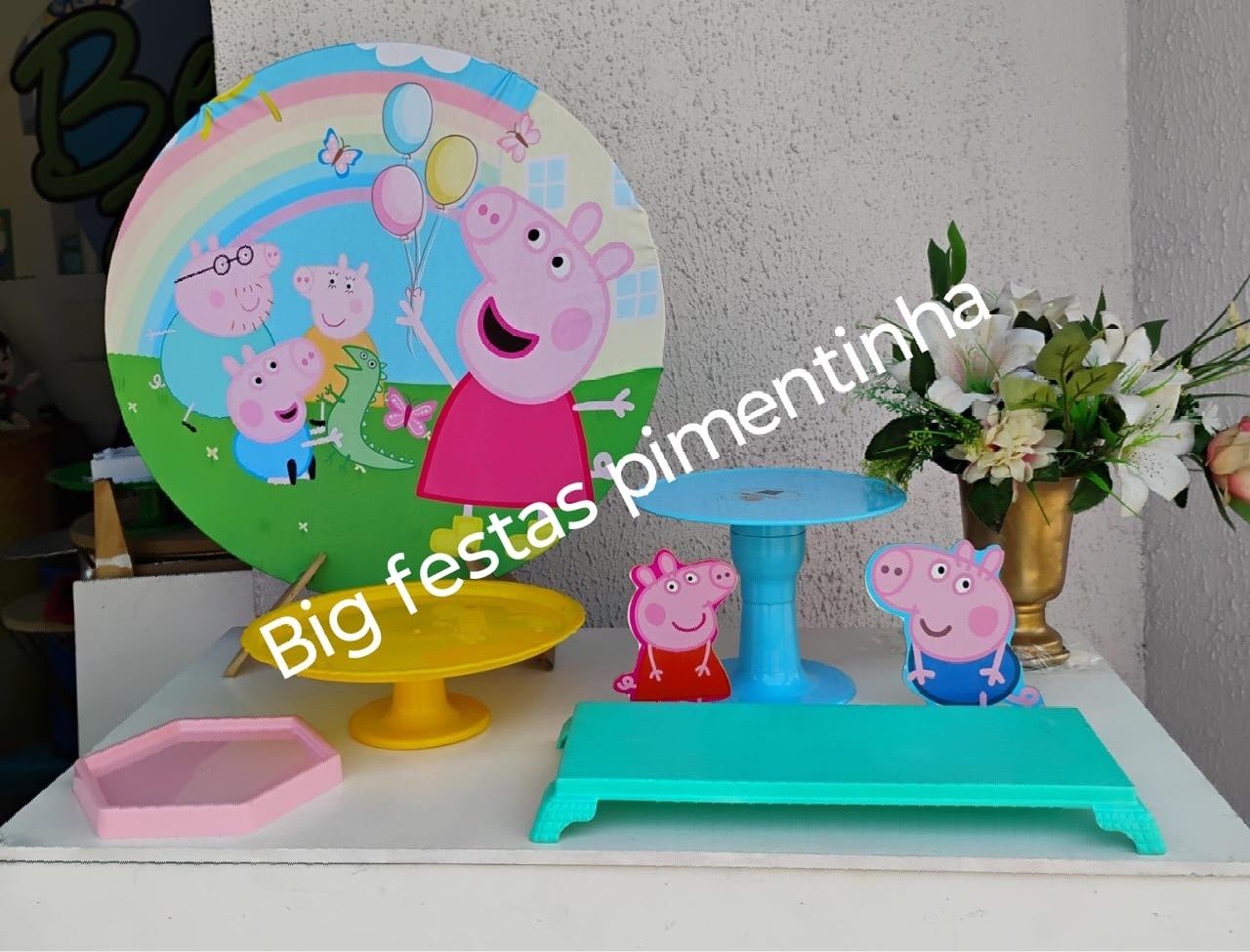Kit Acessórios Peppa Pig - big festas pimentinha