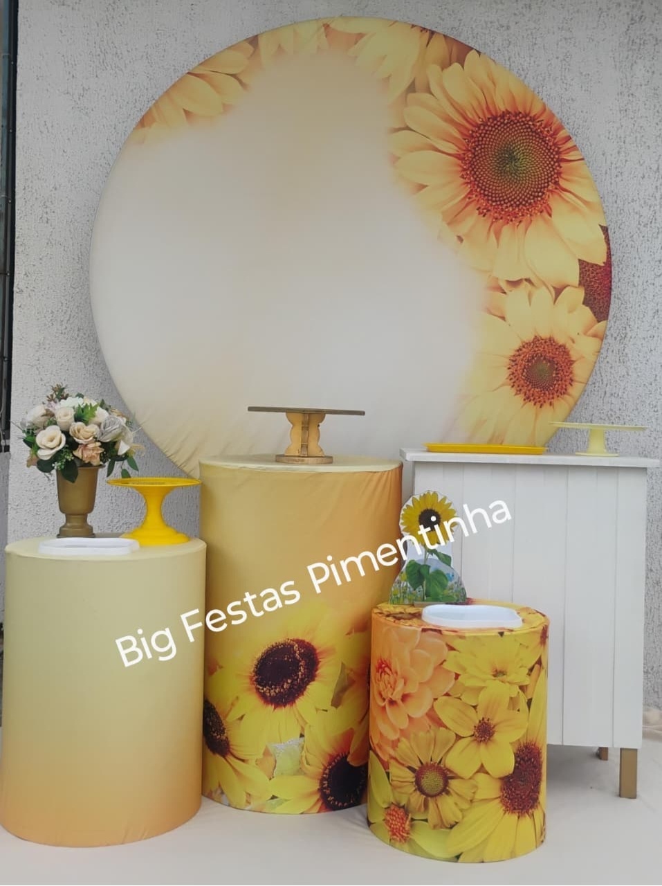 Kit Ouro Girassol - big festas pimentinha