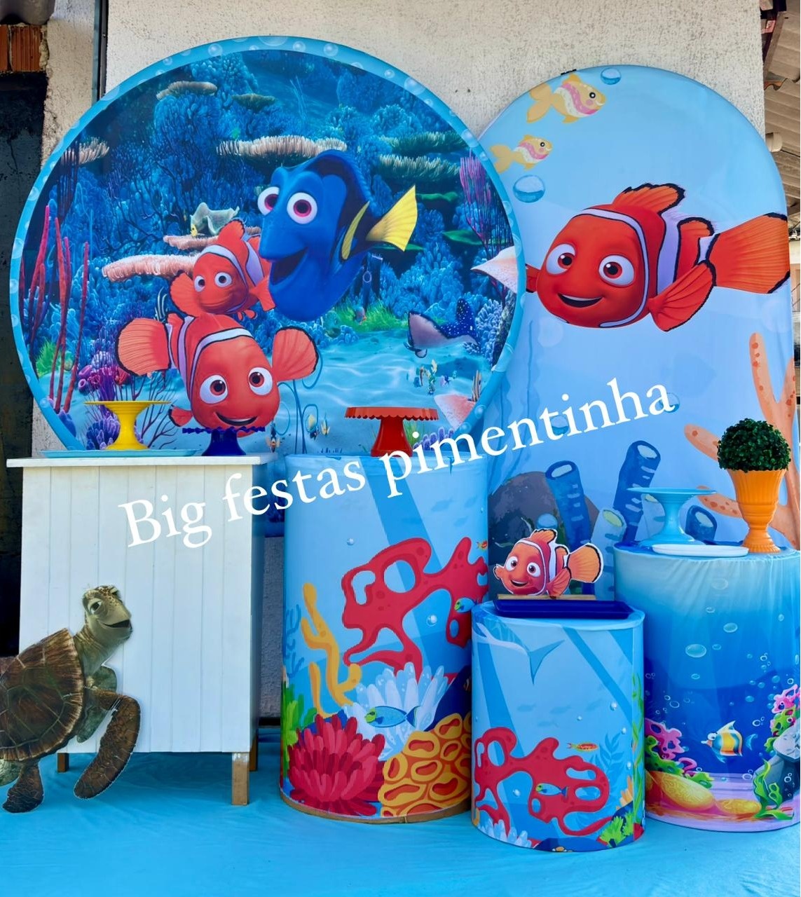 Kit Diamante Procurando Nemo - big festas pimentinha
