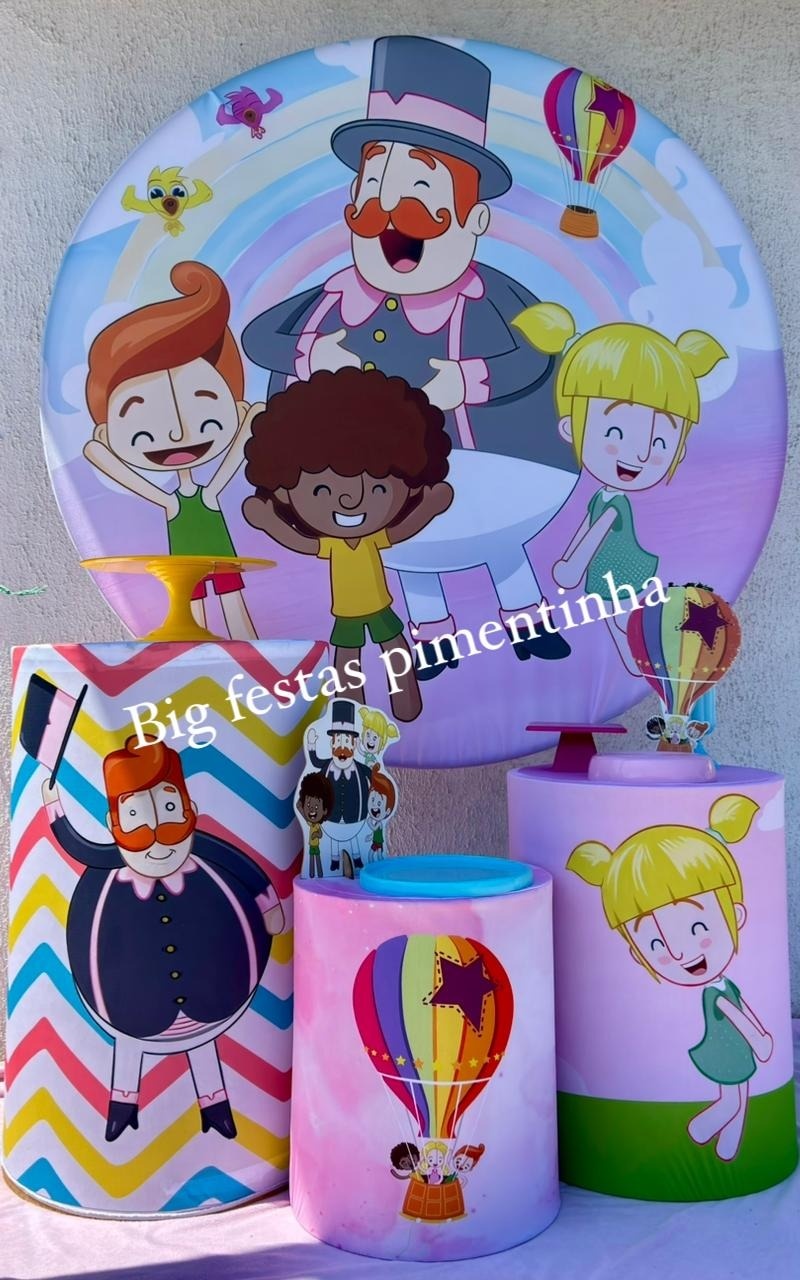 Kit Prata Mundo Bita Rosa  - big festas pimentinha