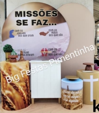 Kit Diamante Jesus/ Missões - big festas pimentinha