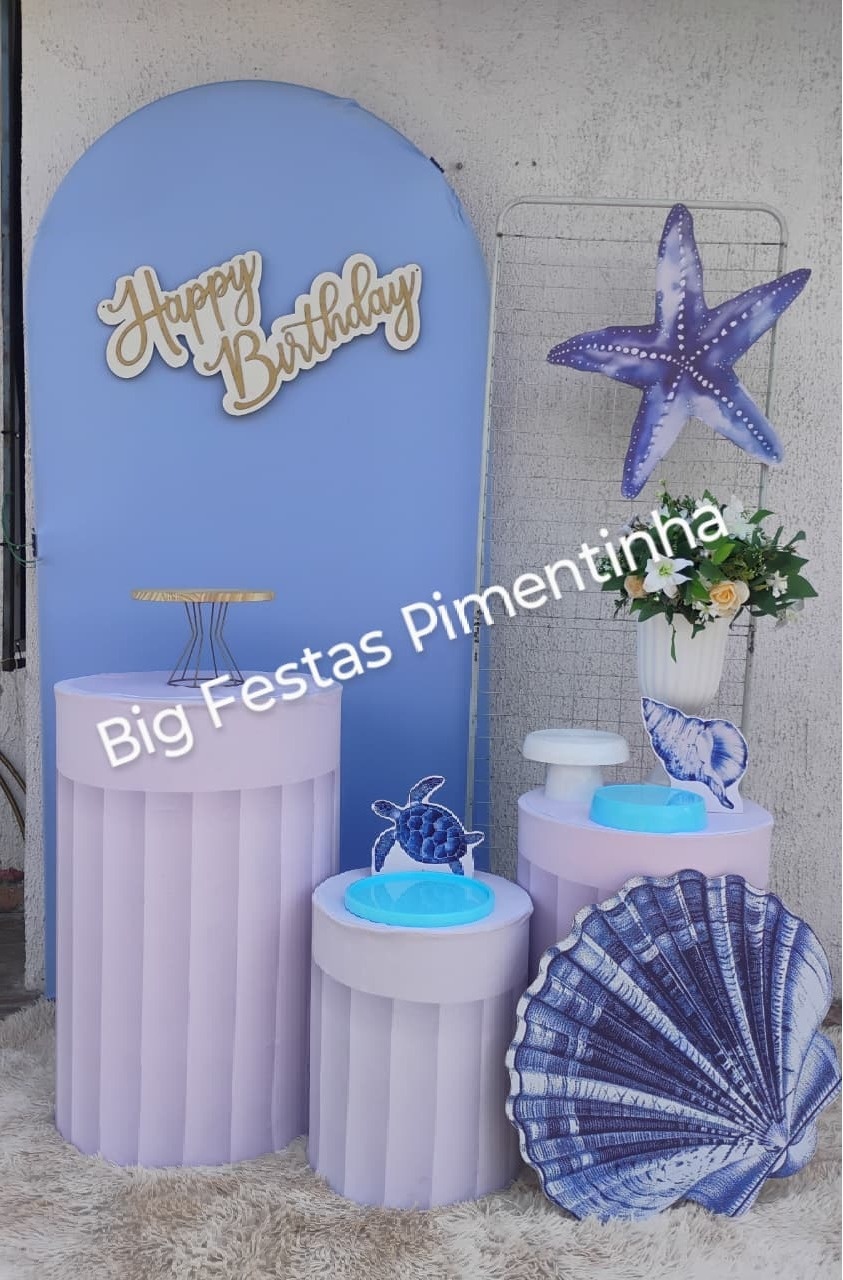 Kit Composição Fundo Do Mar 3 - big festas pimentinha