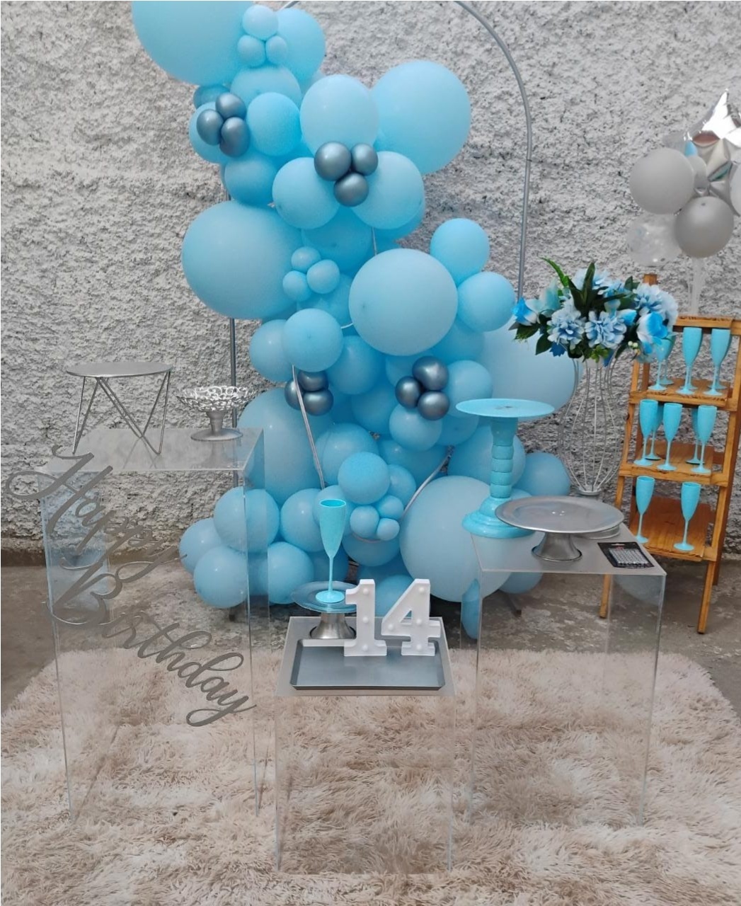 Decoração Azul Claro 1 - big festas pimentinha
