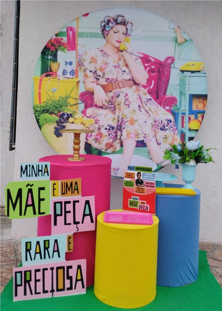 Kit Prata Minha Mae É Uma Peça - big festas pimentinha