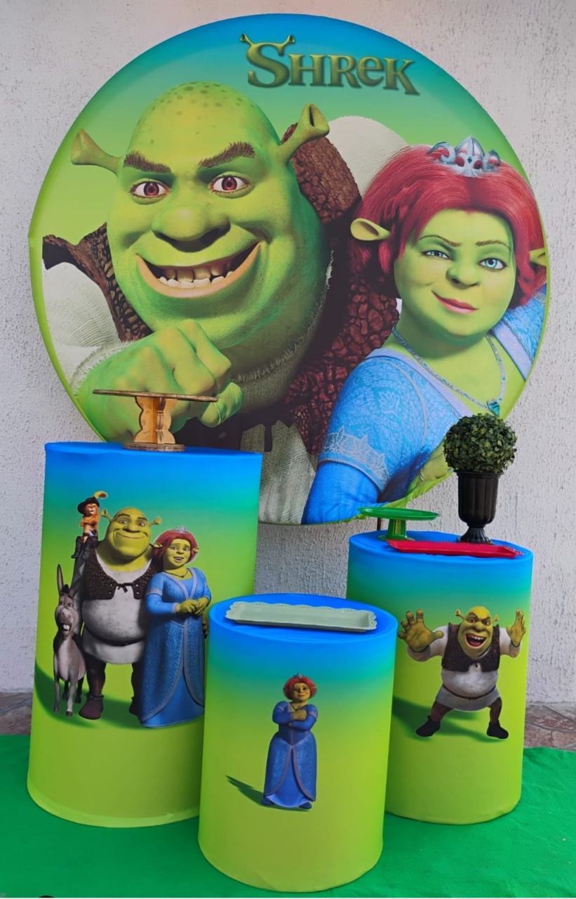 Kit Prata Shrek - big festas pimentinha