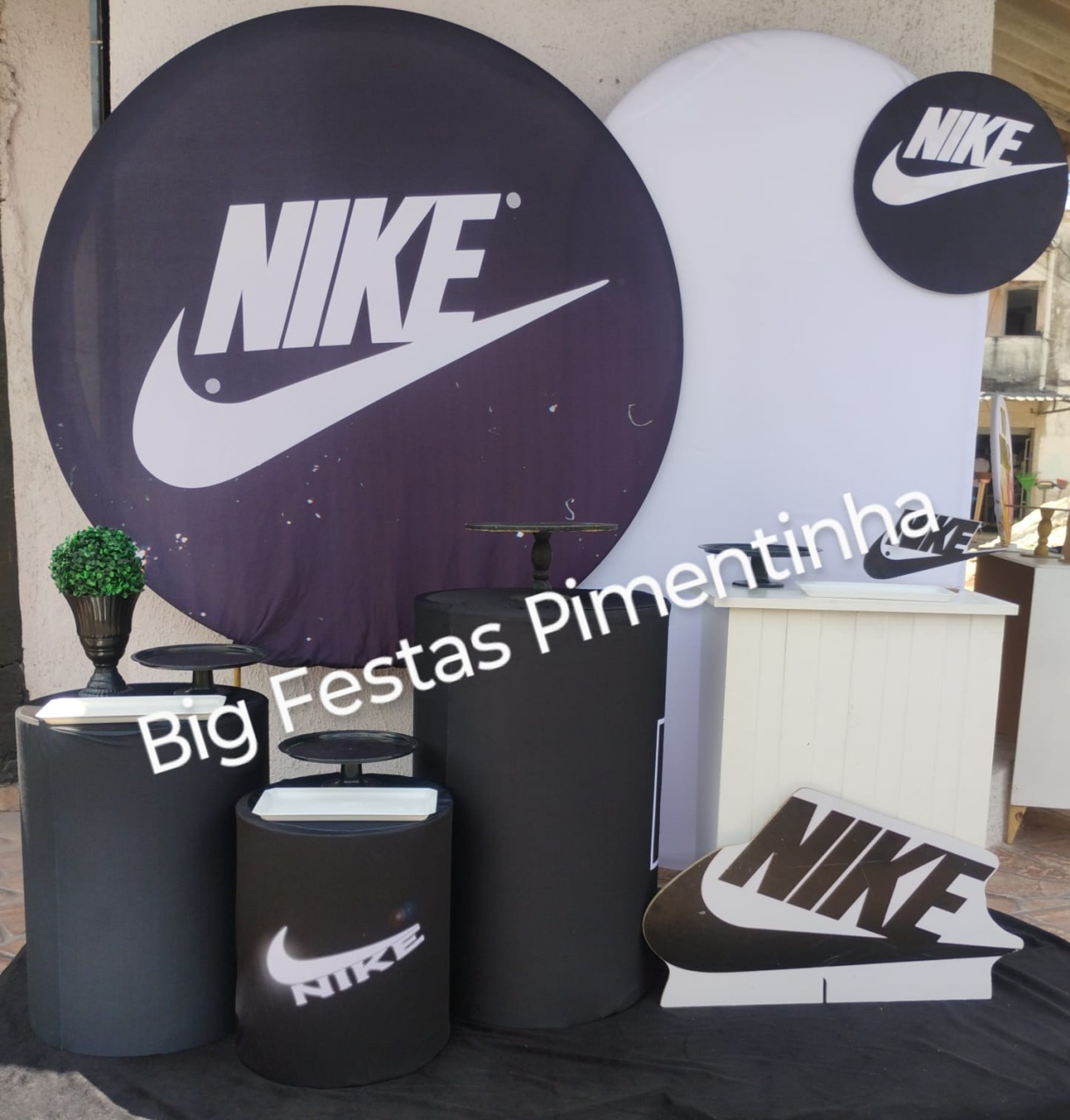 Kit Diamante Nike 2 - big festas pimentinha