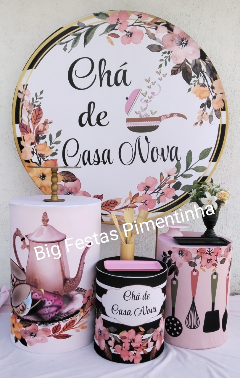 Kit Prata Chá de Casa Nova - big festas pimentinha