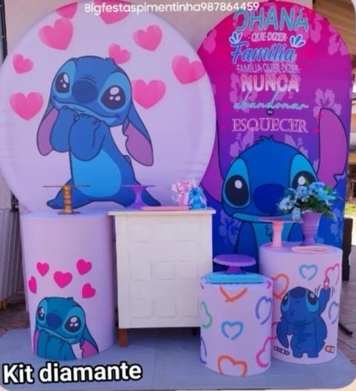 Kit Diamante Stitch 3 - big festas pimentinha