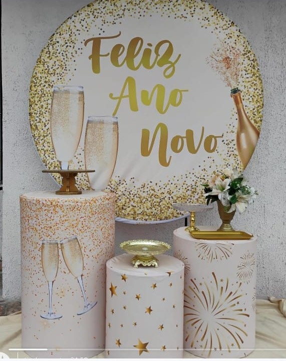 Kit Prata Feliz Ano Novo - big festas pimentinha