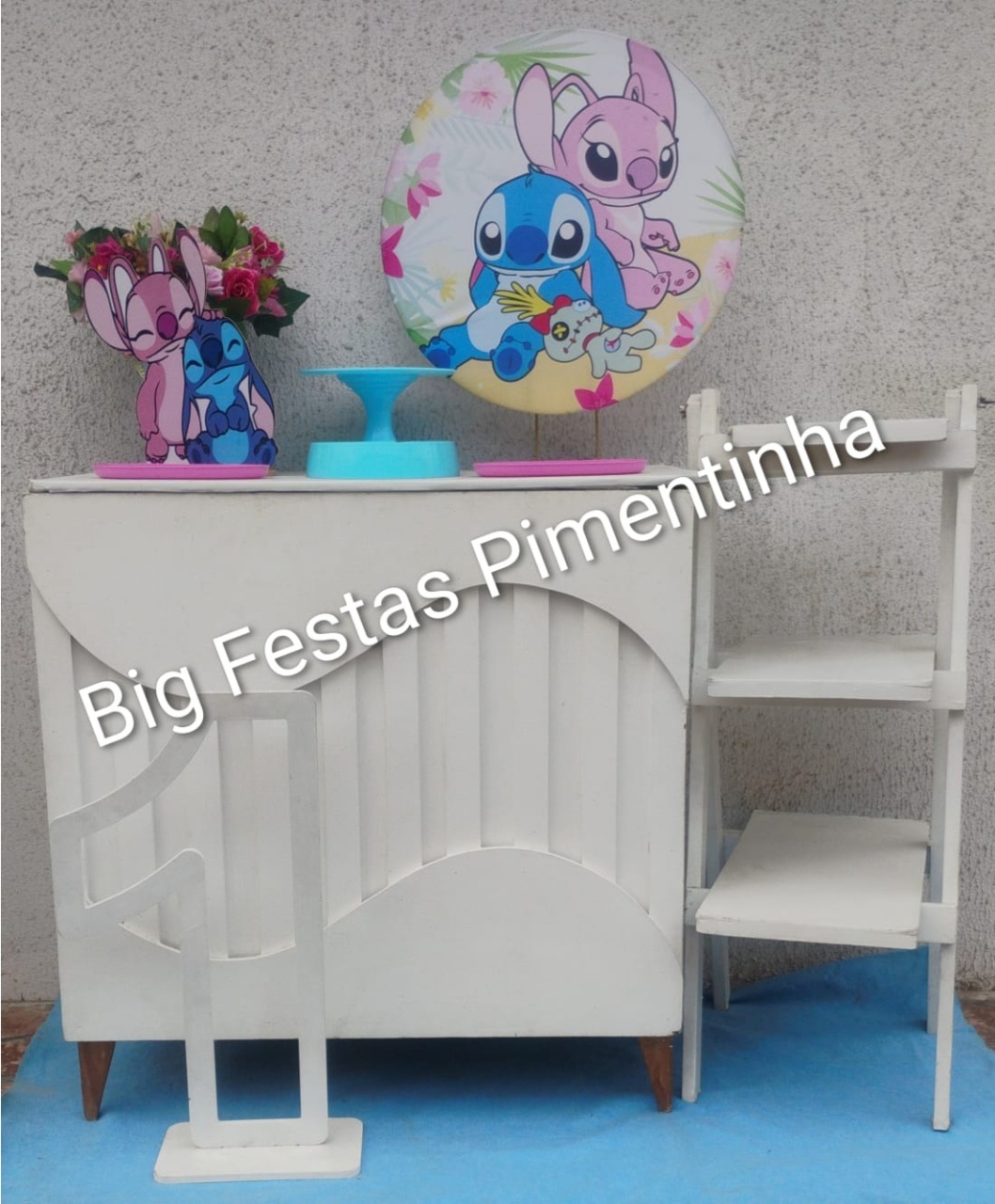 Kit Acessórios Stitch E Angel - big festas pimentinha