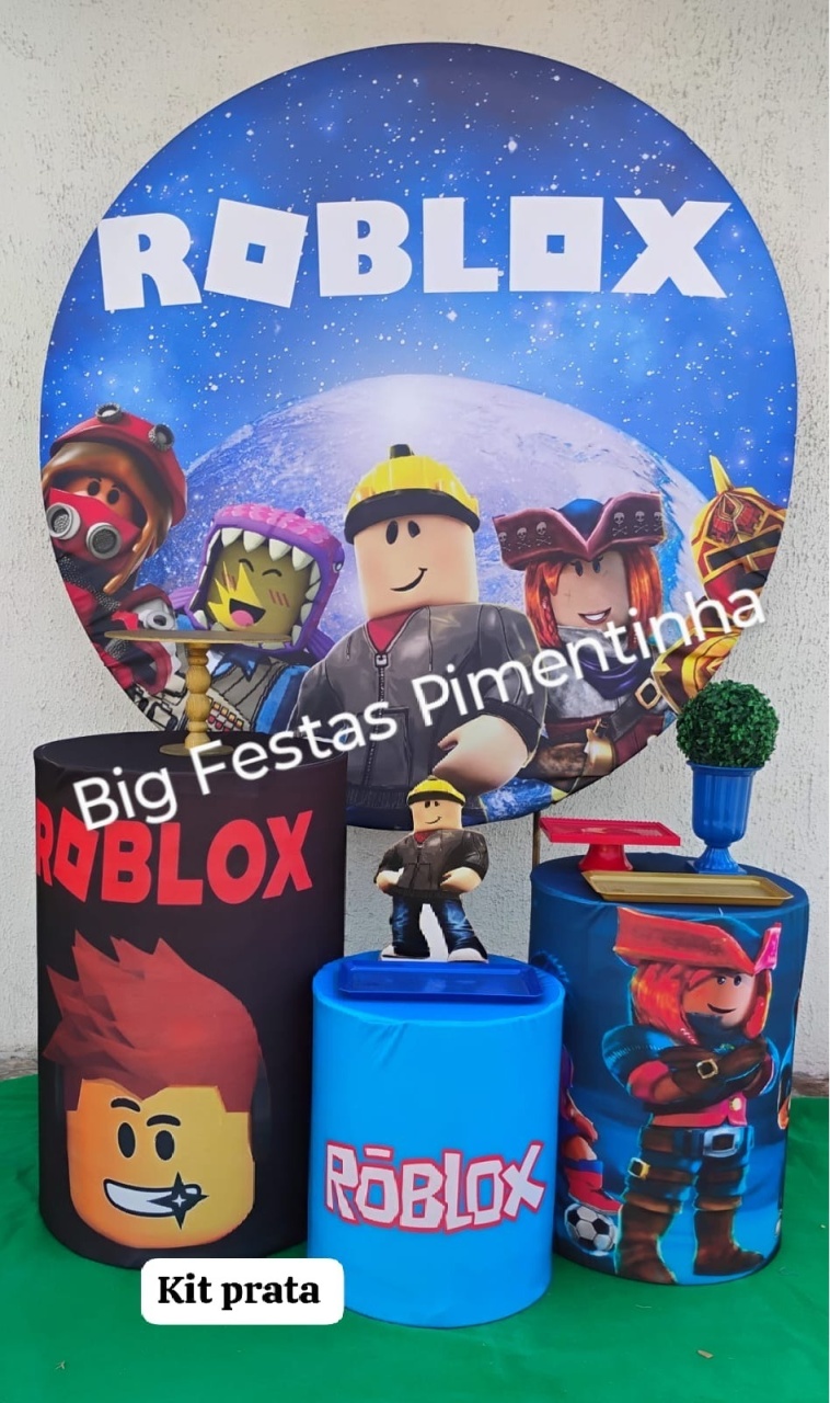 Kit Prata Roblox - big festas pimentinha