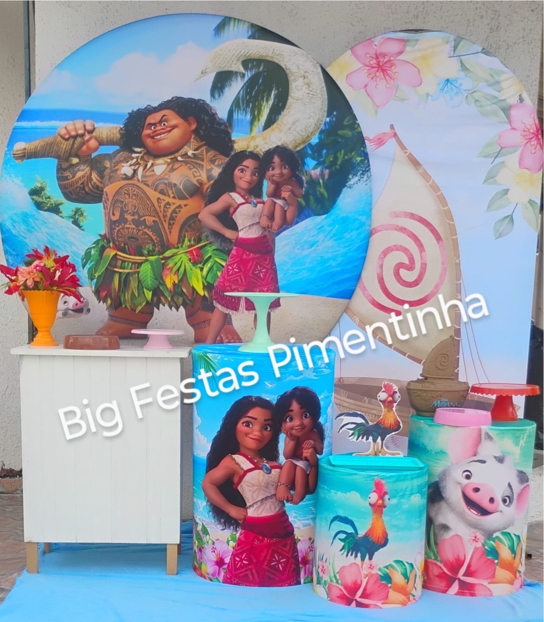 Kit Diamante Moana 2 - big festas pimentinha