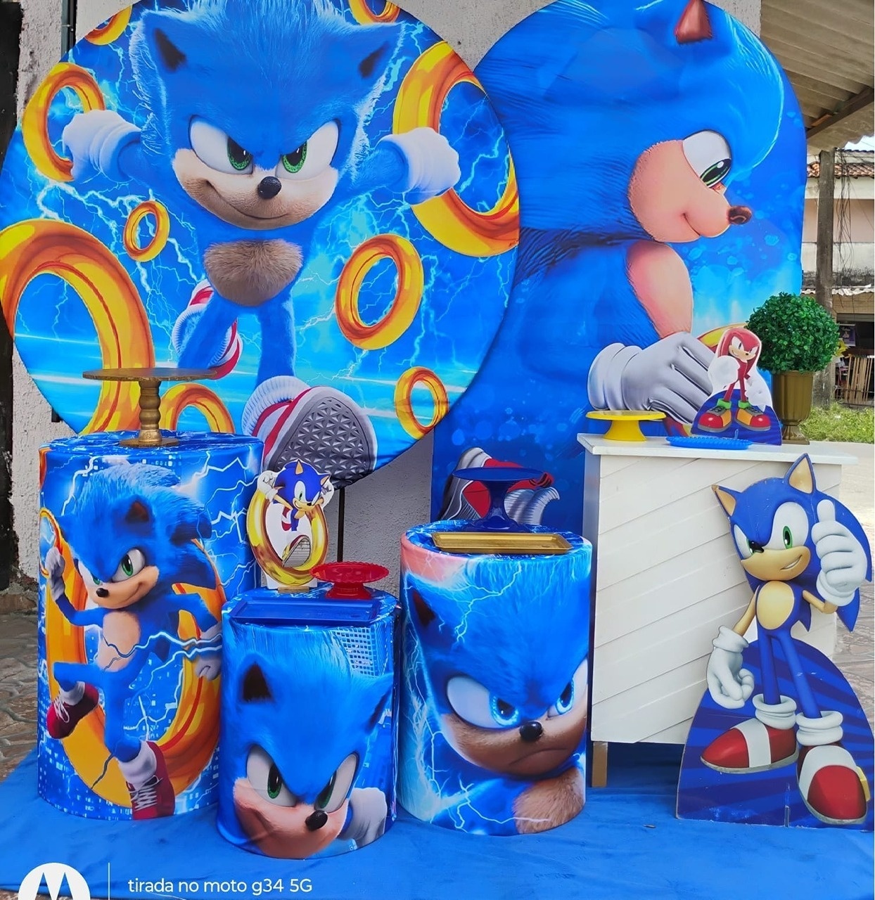 Kit Diamante Sonic - big festas pimentinha