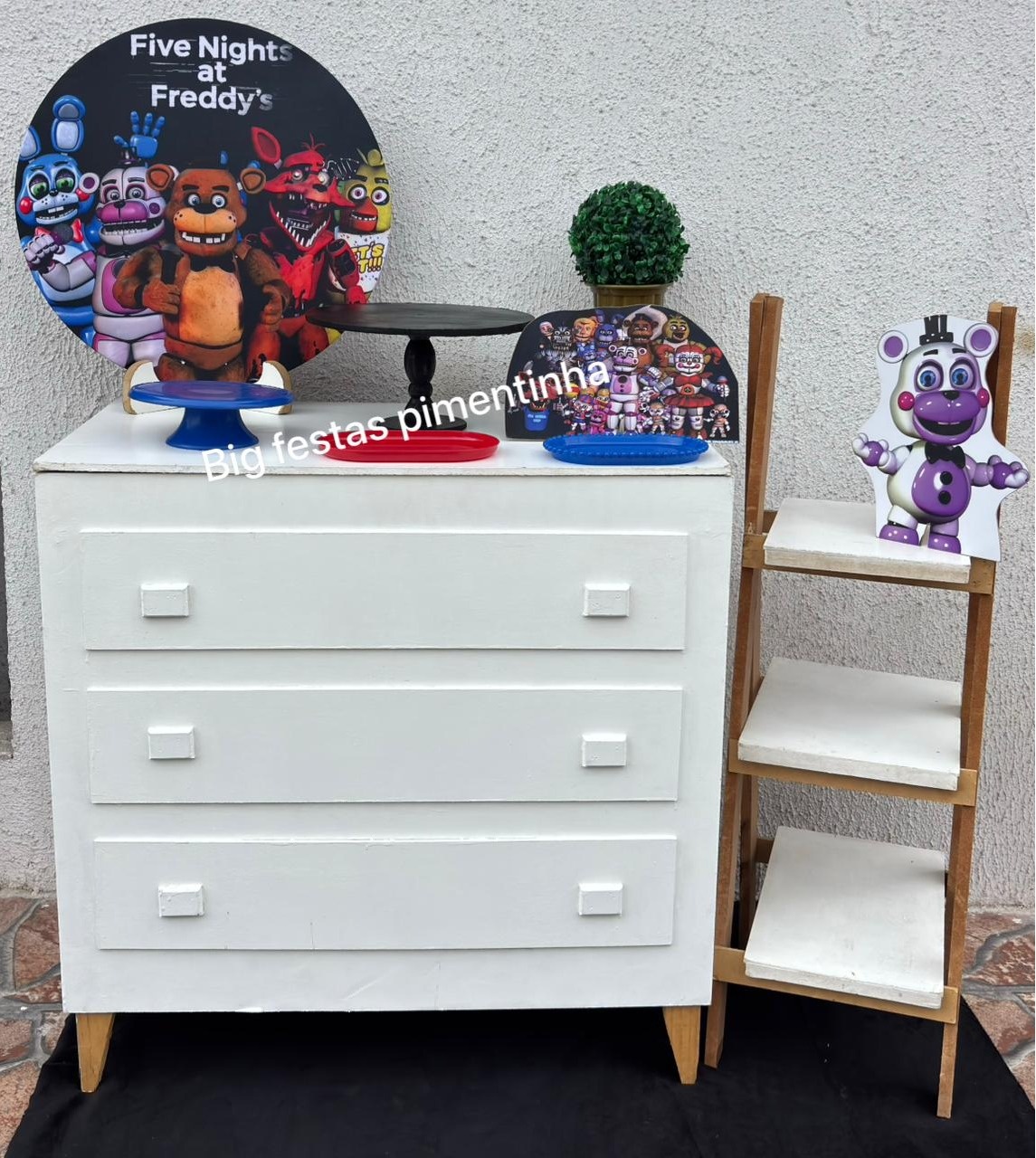 Kit Acessórios Five Night - big festas pimentinha