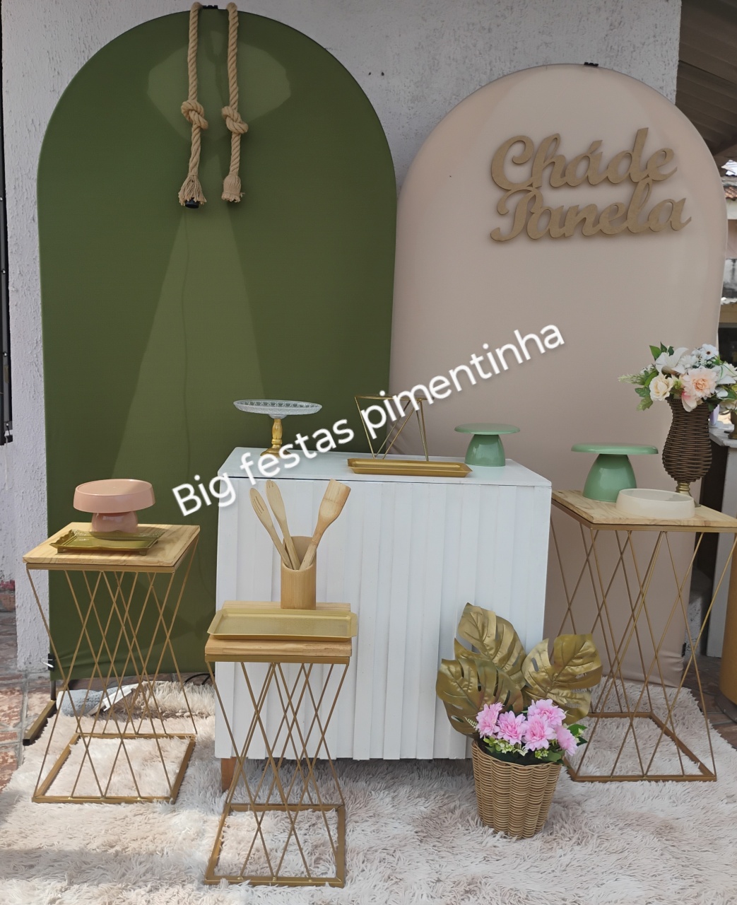 Kit Composição Chá de Panela X - big festas pimentinha