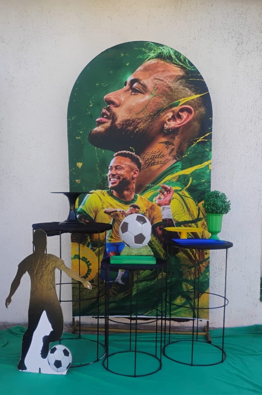 Kit Slin Neymar Mesas de Ferro - big festas pimentinha