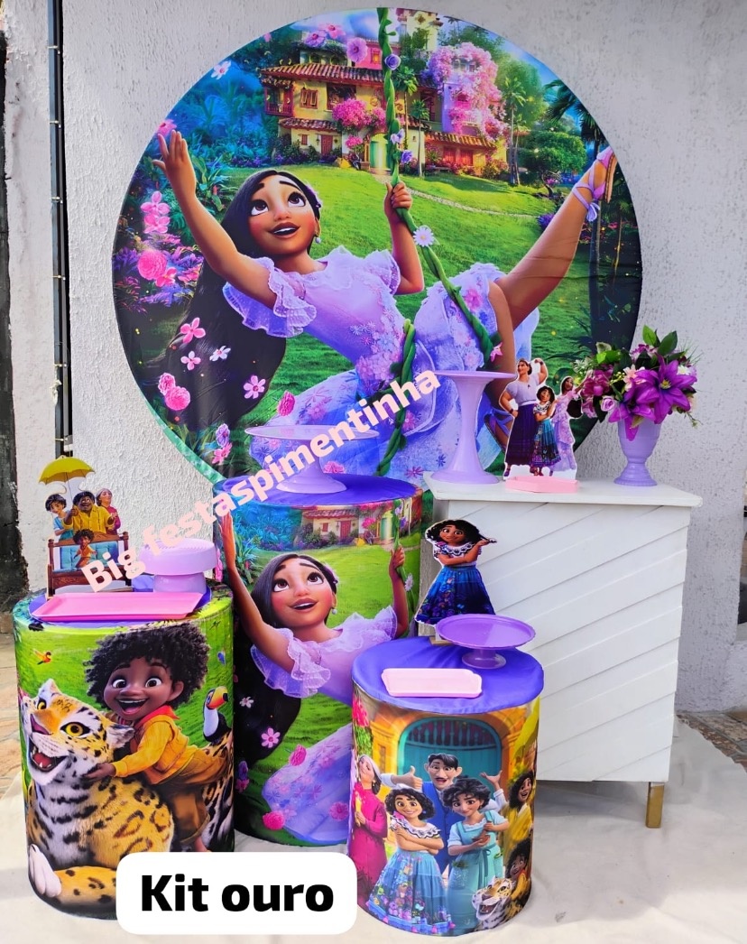 Kit Ouro Encanto - big festas pimentinha
