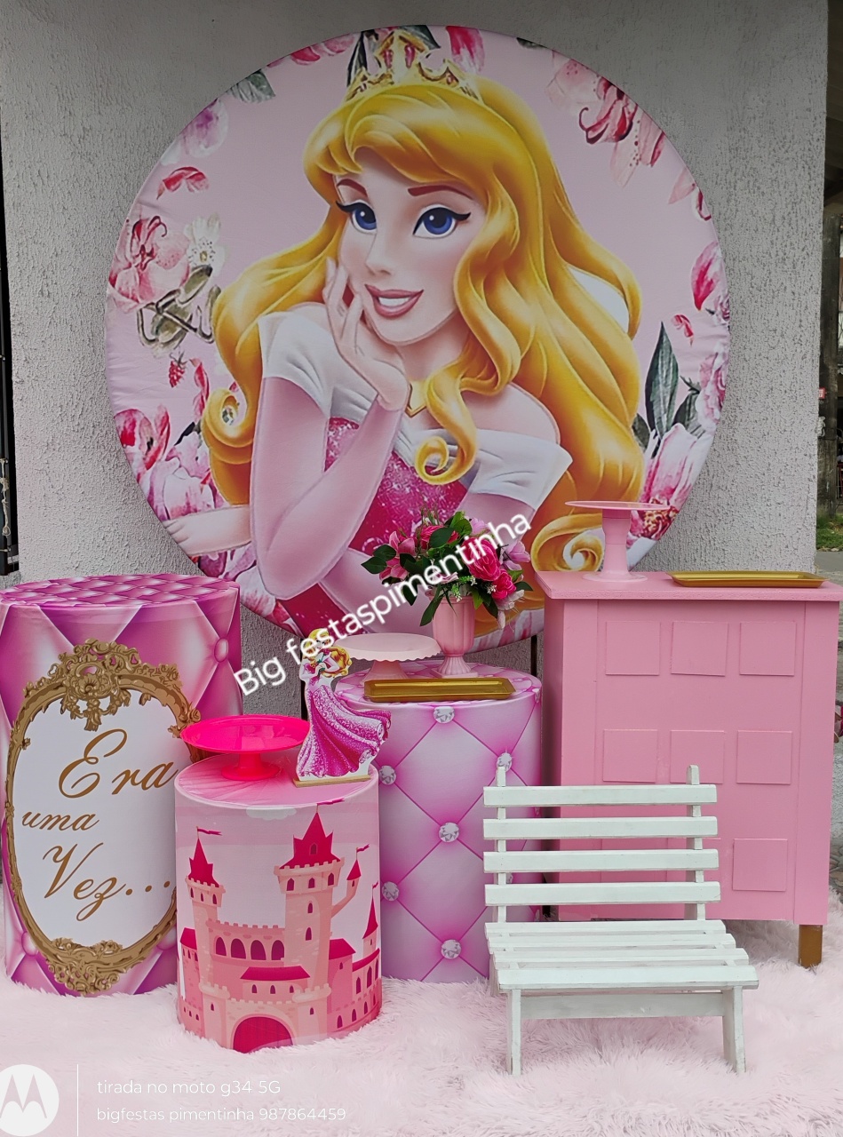Kit Ouro Princesa Aurola - big festas pimentinha