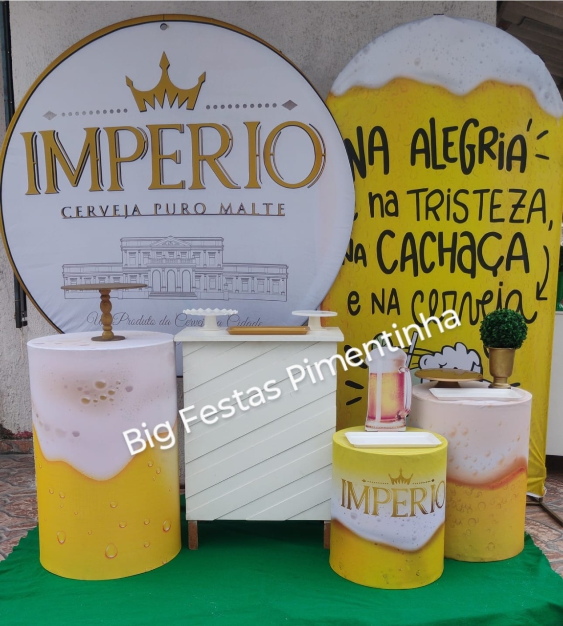 Kit Diamante Bebida/ Imperio - big festas pimentinha