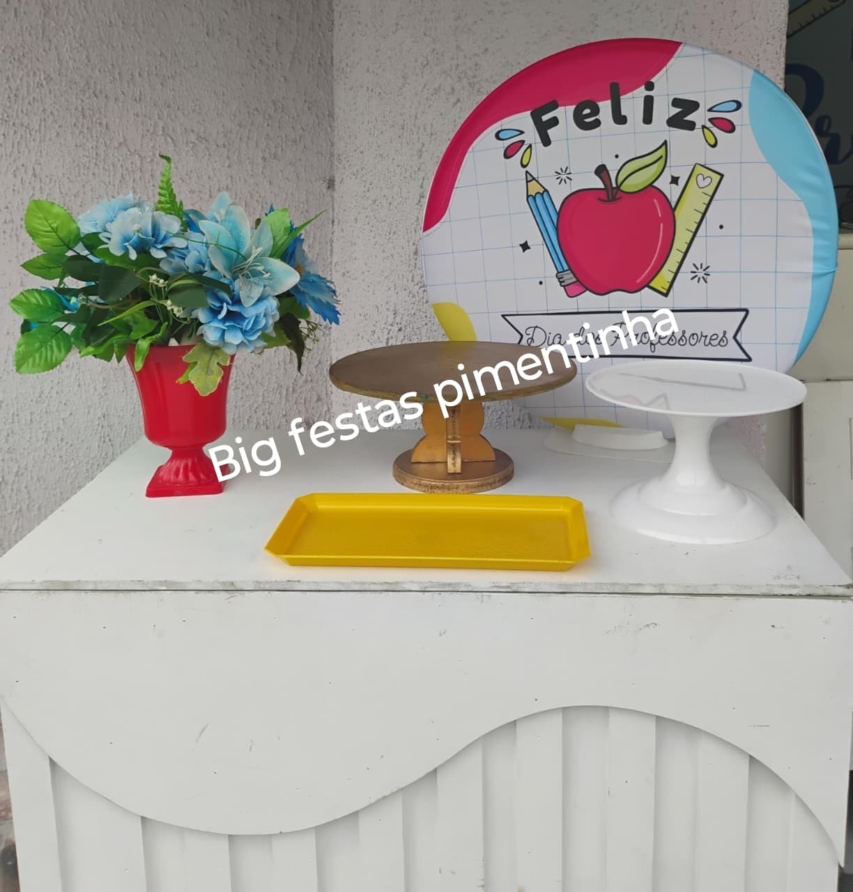 Kit Acessórios Feliz Dia dos Professores - big festas pimentinha
