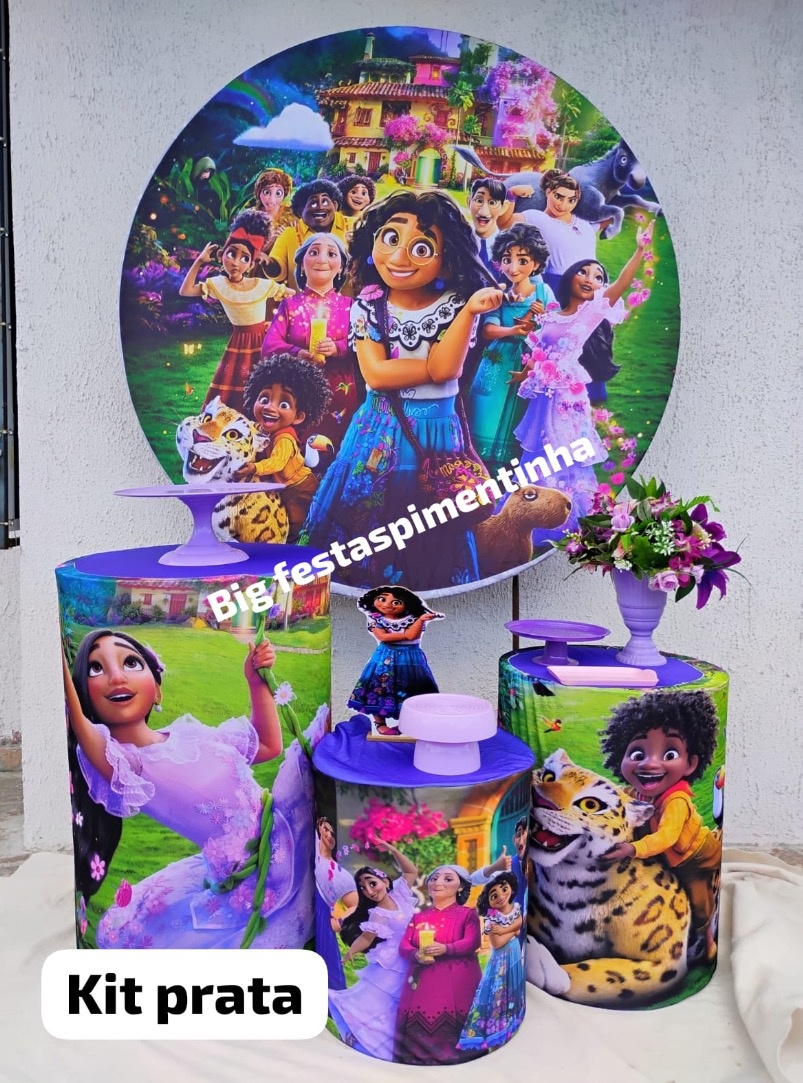 Kit Prata Encanto 2 - big festas pimentinha