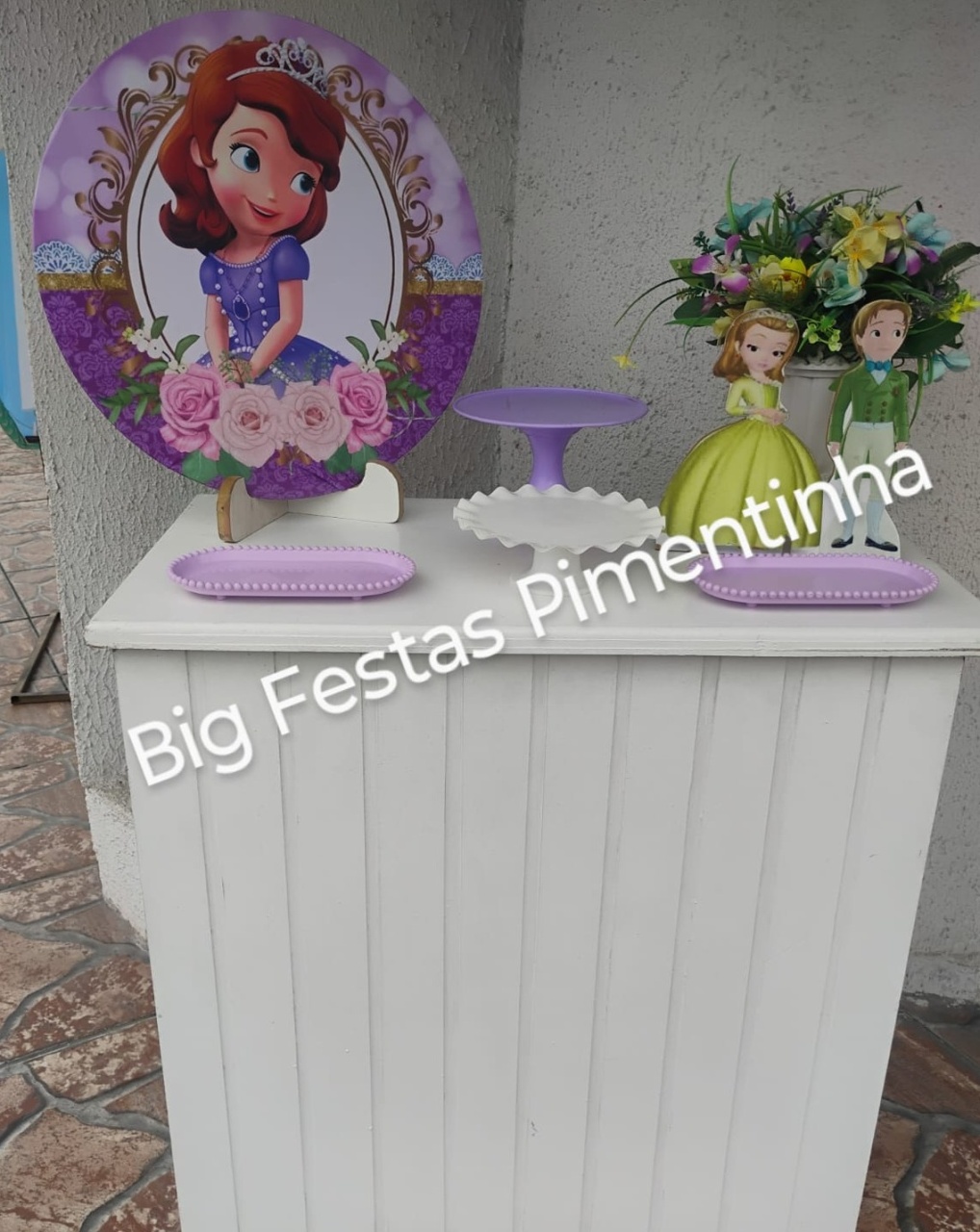 Kit Acessório Princesa Sophia  - big festas pimentinha