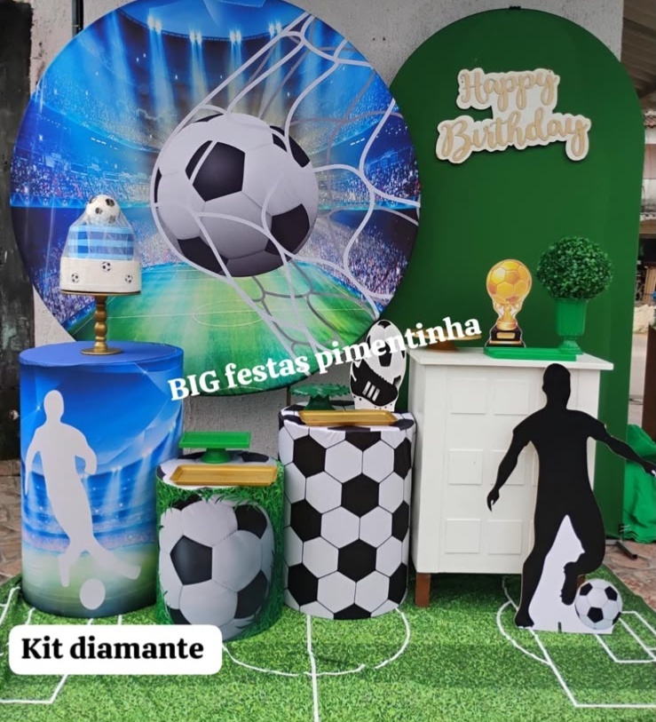 Kit Diamante Futebol 2 - big festas pimentinha