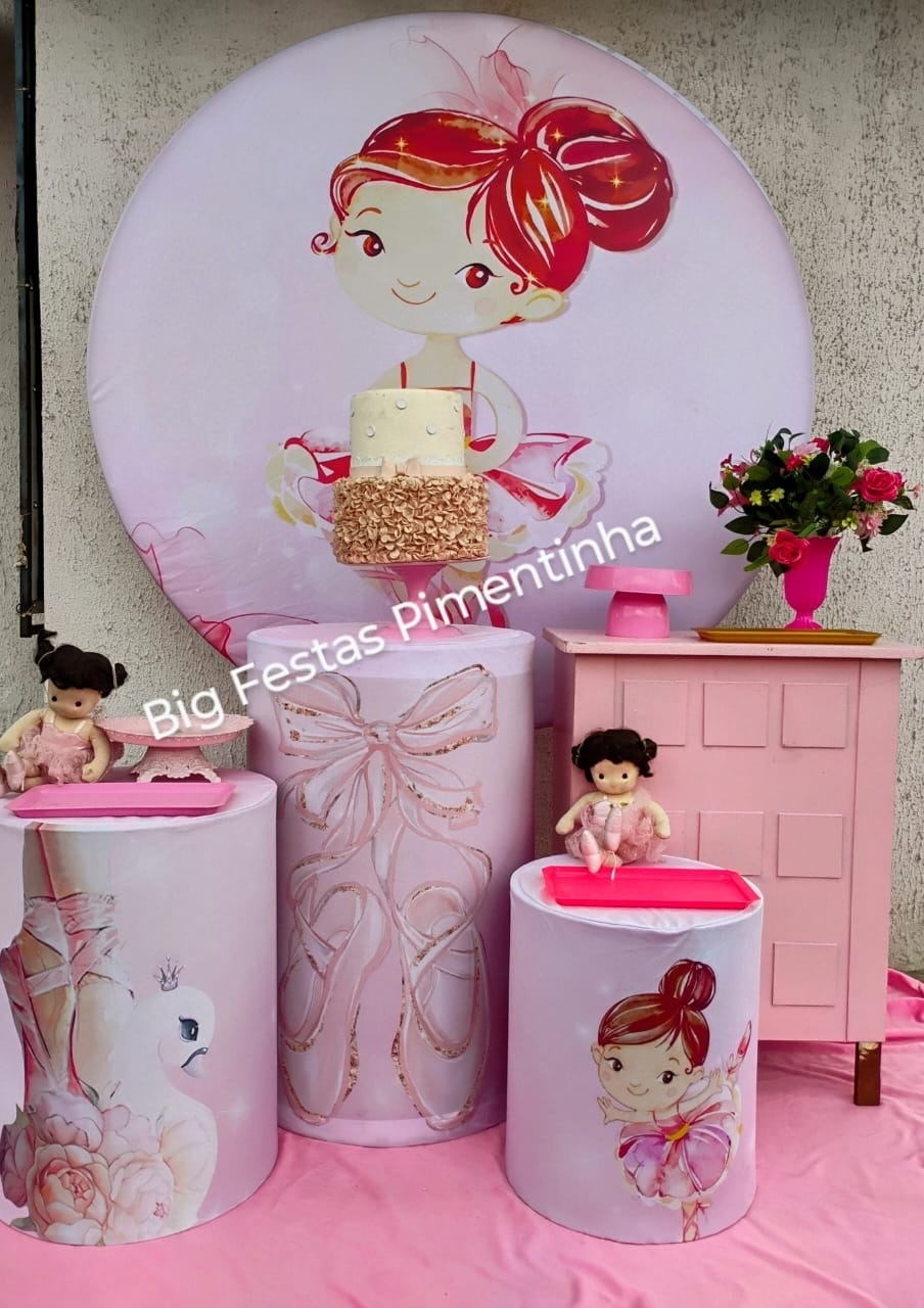 Kit Ouro Bailarina - big festas pimentinha