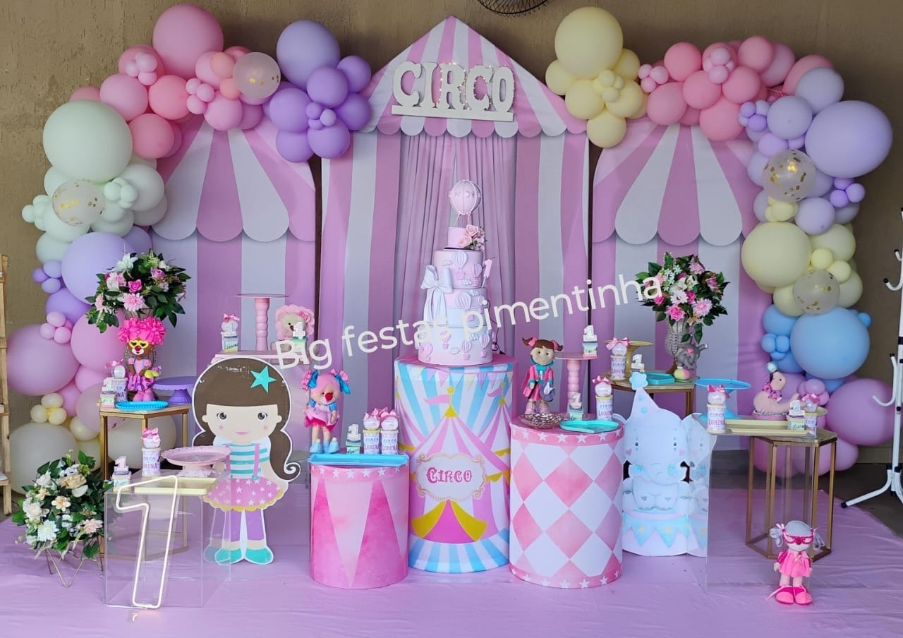 Decoração Circo - big festas pimentinha