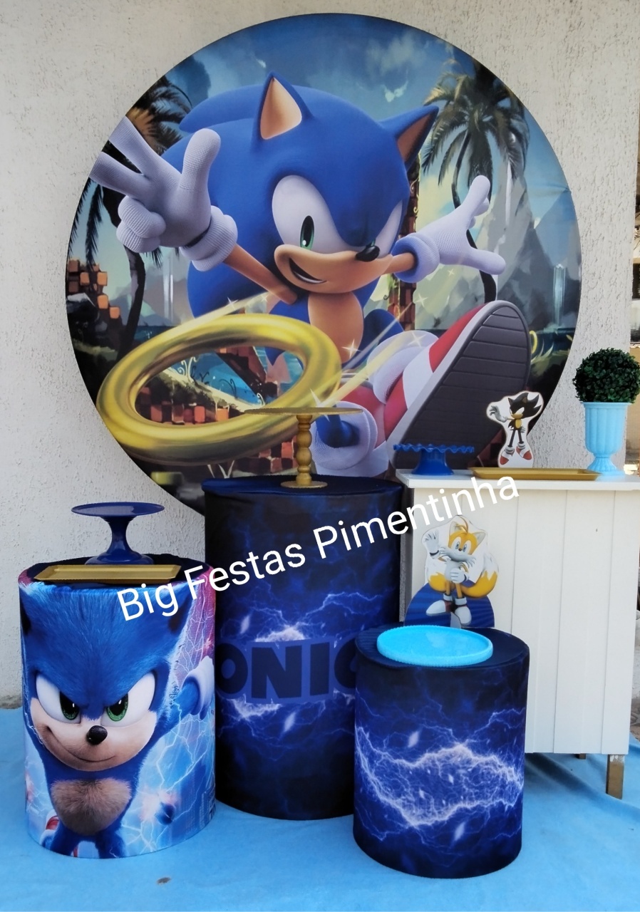Kit Ouro Sonic 3 - big festas pimentinha