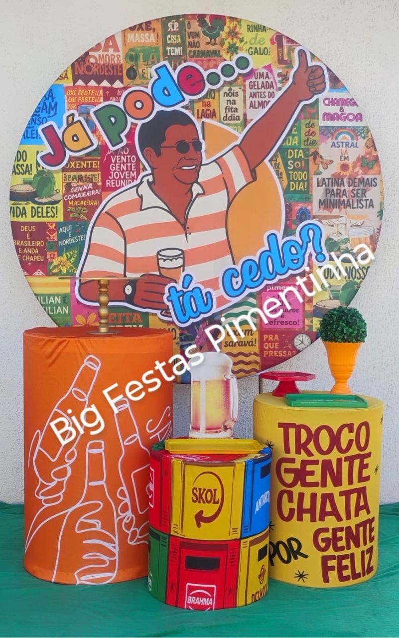 Kit Prata Zeca Pagodinho - big festas pimentinha