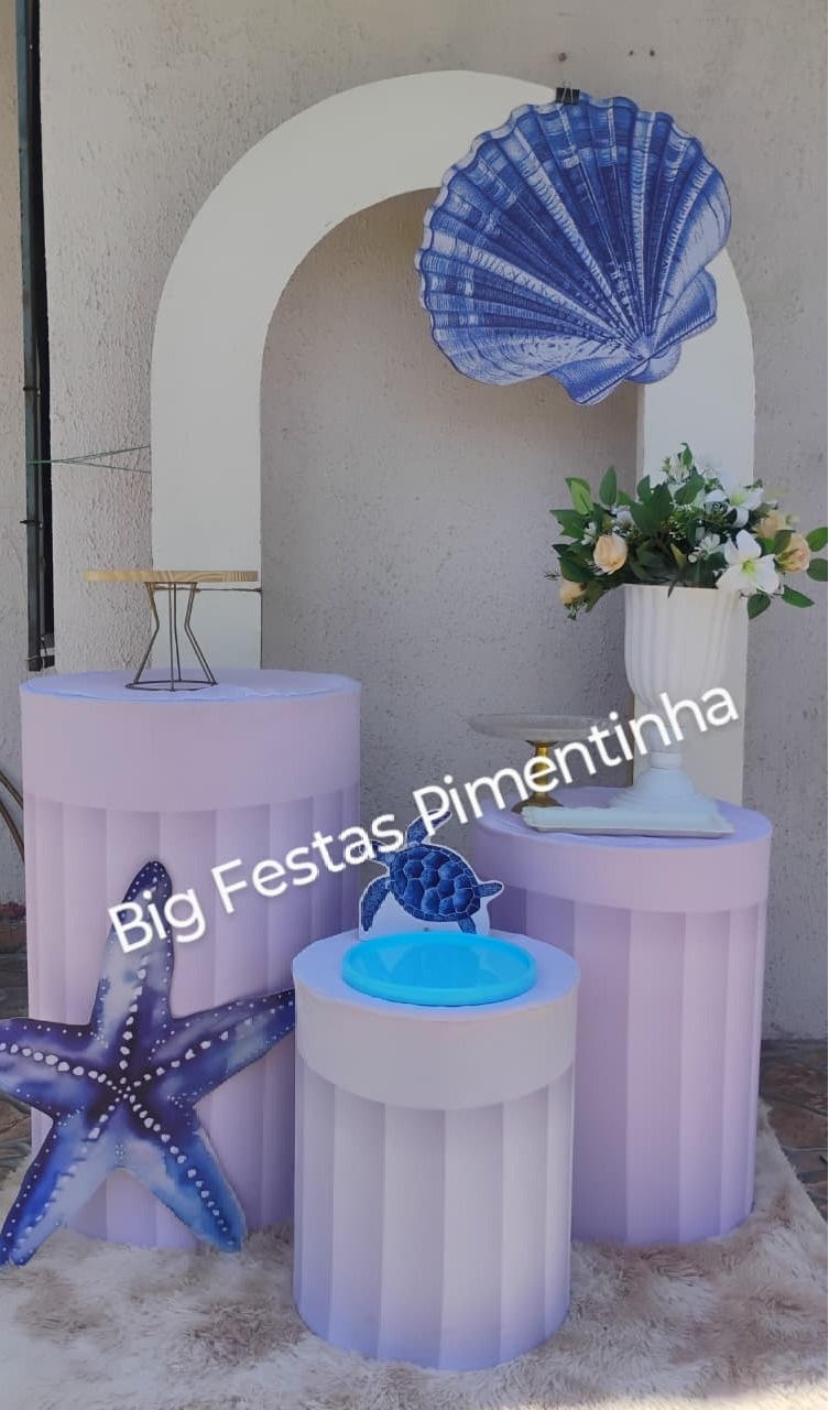 Kit Composição Fundo Do Mar Europeu 2 - big festas pimentinha