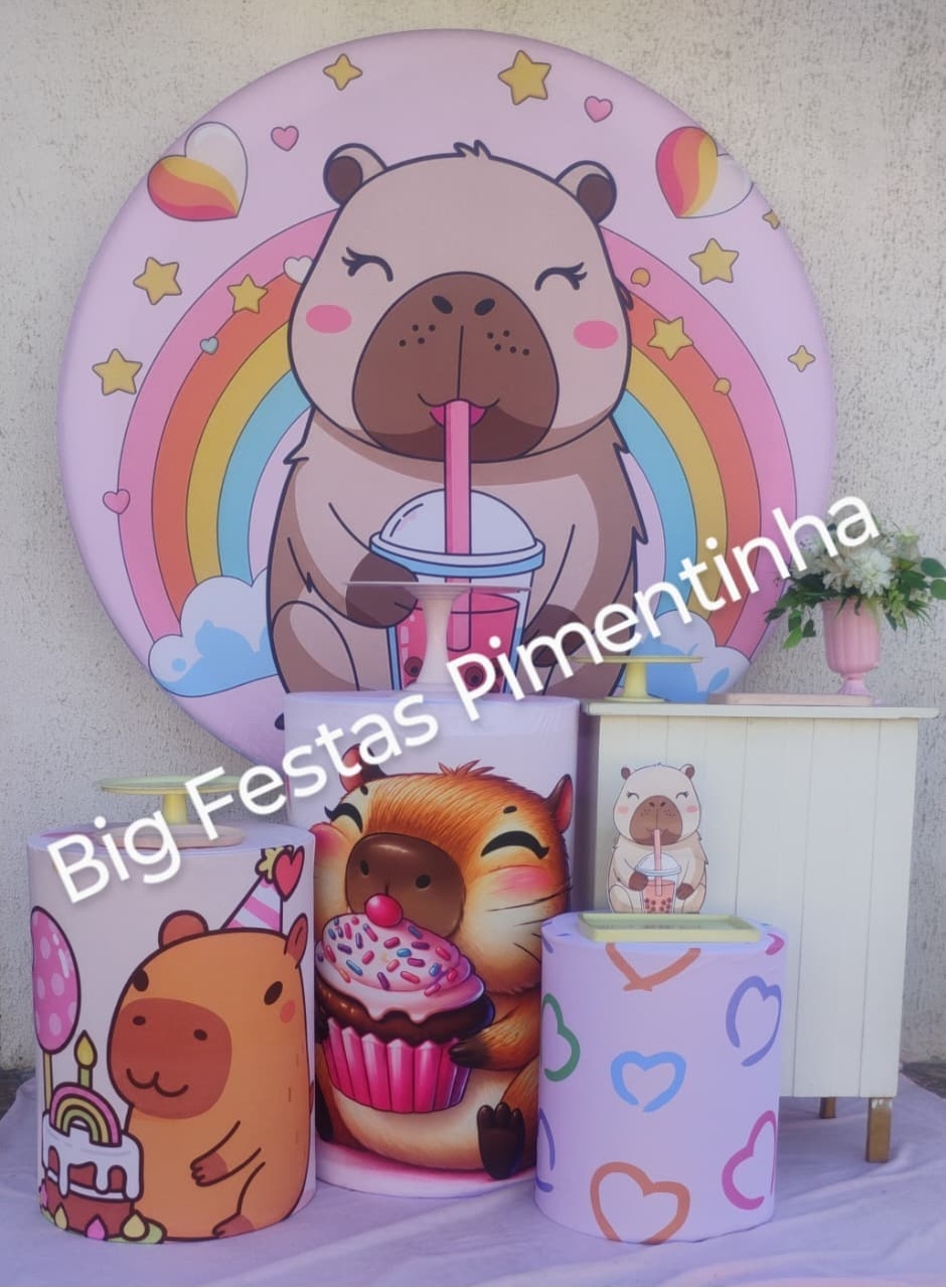 Kit Ouro Capivara 2 - big festas pimentinha