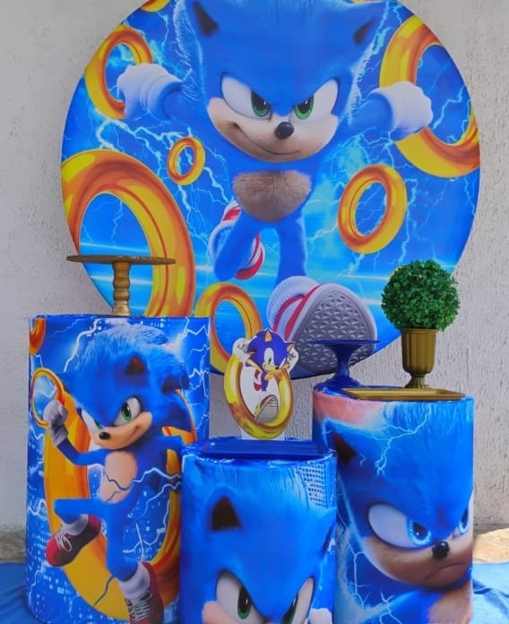 Kit Prata Sonic - big festas pimentinha