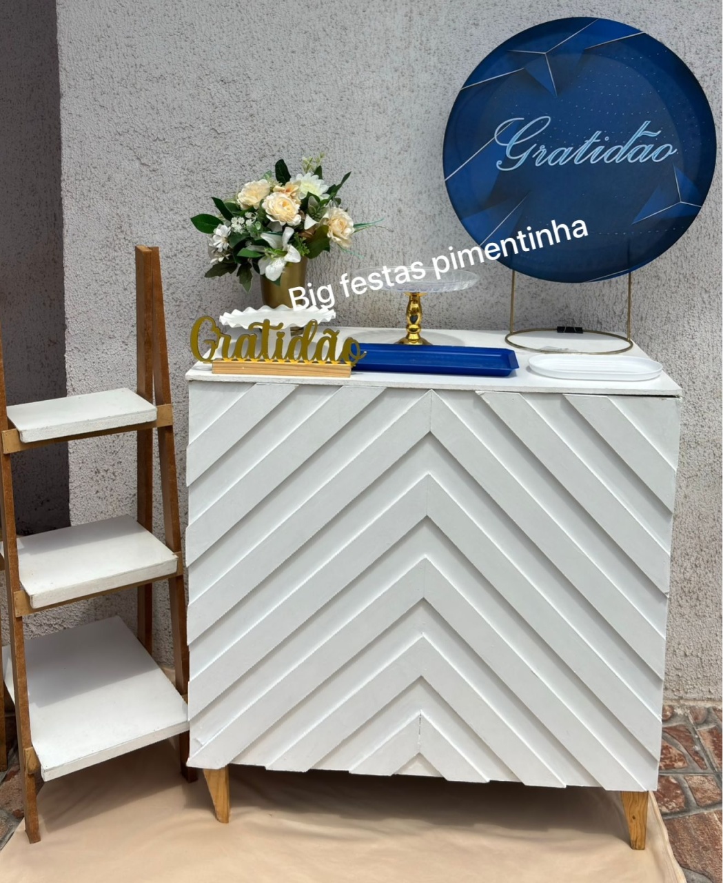 Kit Acessórios Gratidão Azul - big festas pimentinha