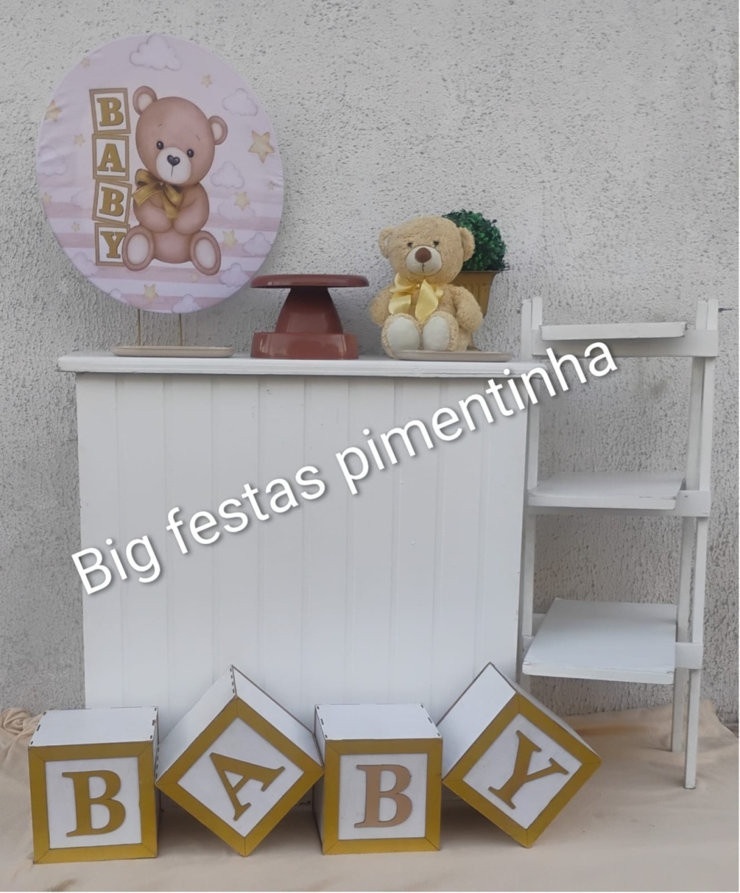Kit Acessório Chá Revelação - big festas pimentinha