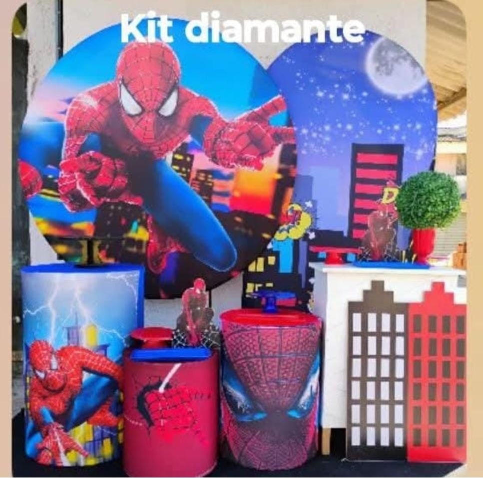Kit Diamante Homem Aranha 1 - big festas pimentinha