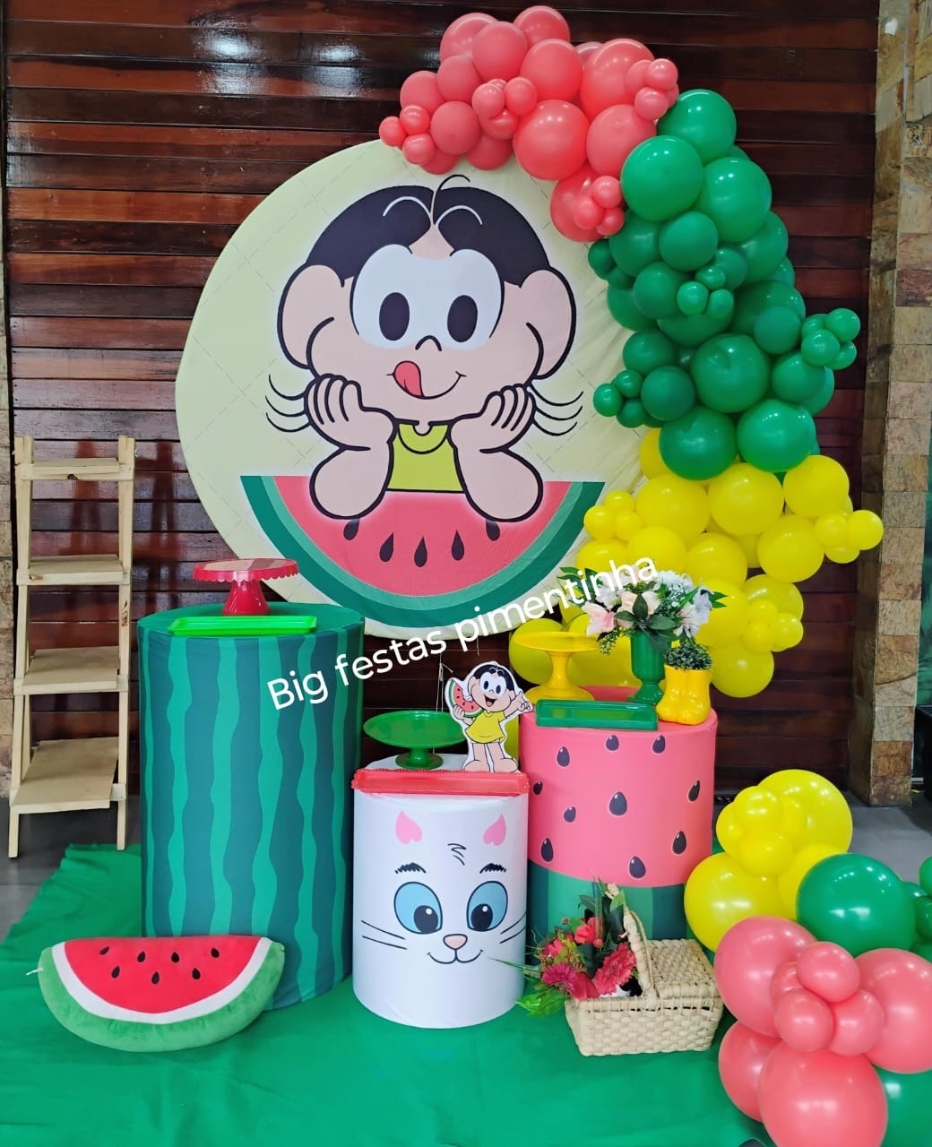 Decoração Magali - big festas pimentinha
