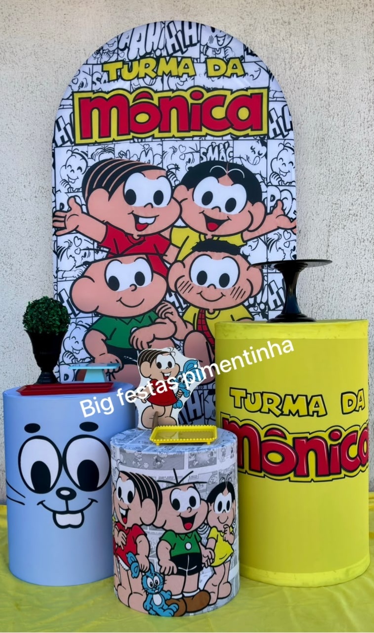 Kit Slin Turma da Monica - big festas pimentinha