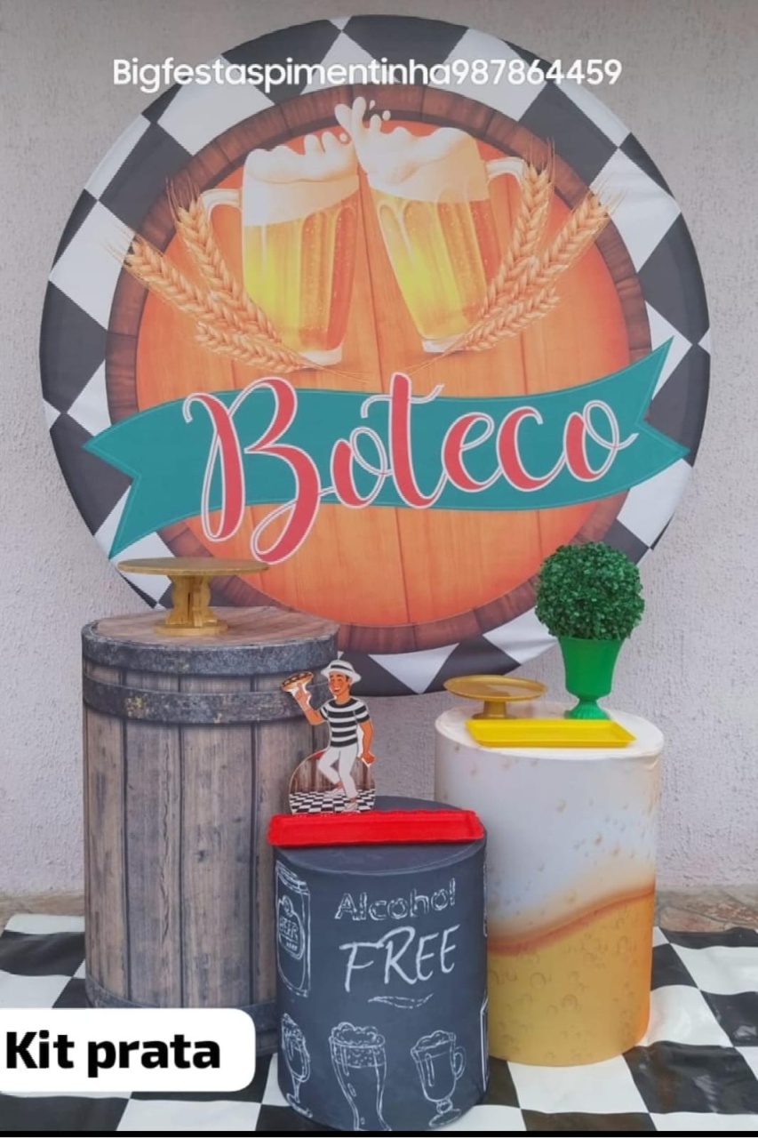 Kit Prata Boteco - big festas pimentinha
