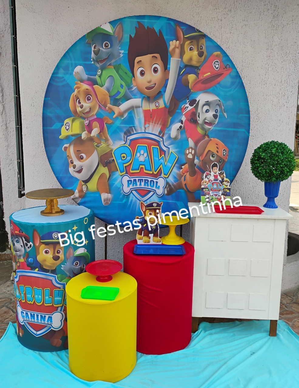Kit Ouro Patrulha Canina 2 - big festas pimentinha