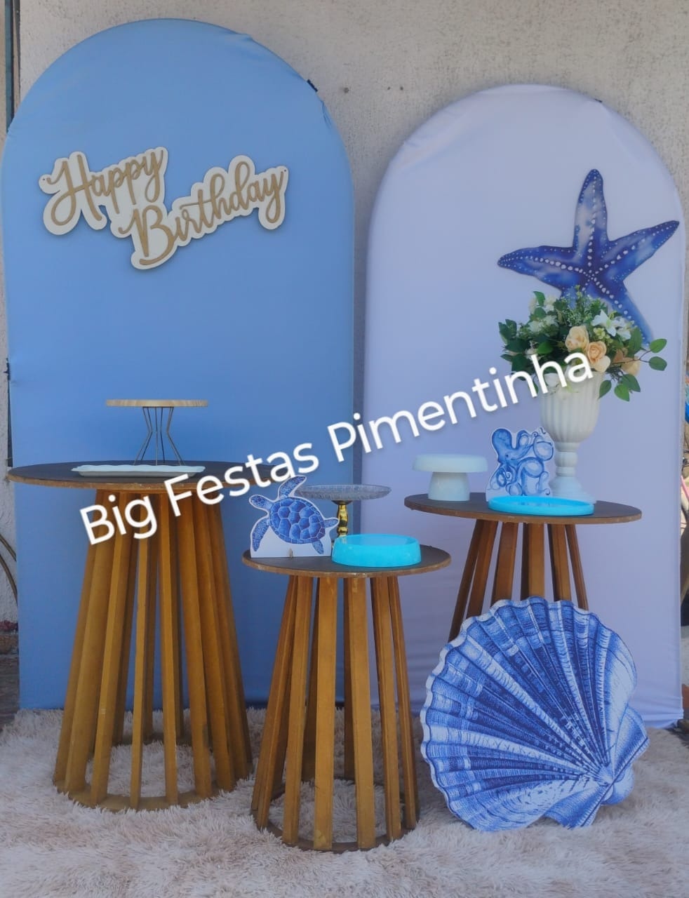 Kit Composição Fundo Do Mar 2 - big festas pimentinha