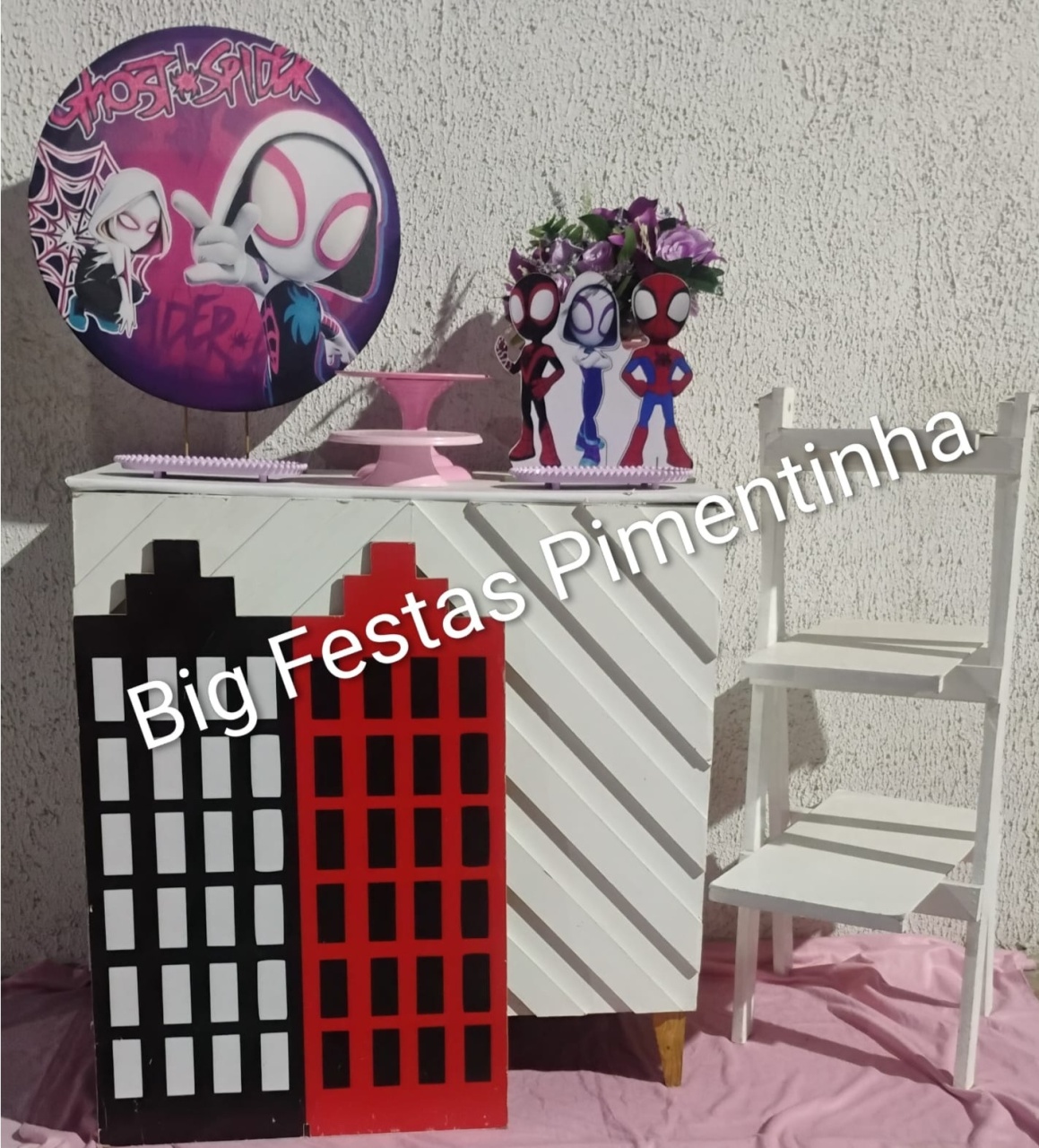 Kit Acessórios Spider Girl - big festas pimentinha