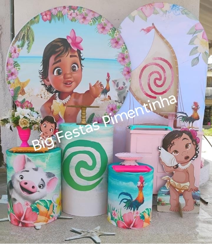 Kit Diamante Moana Baby  1 - big festas pimentinha