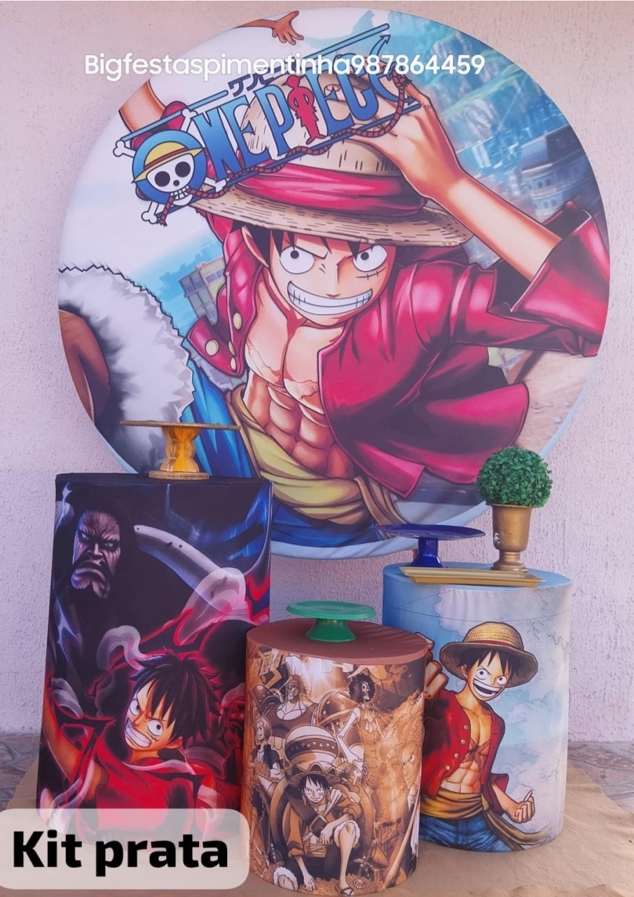 Kit Prata One Pierce  - big festas pimentinha