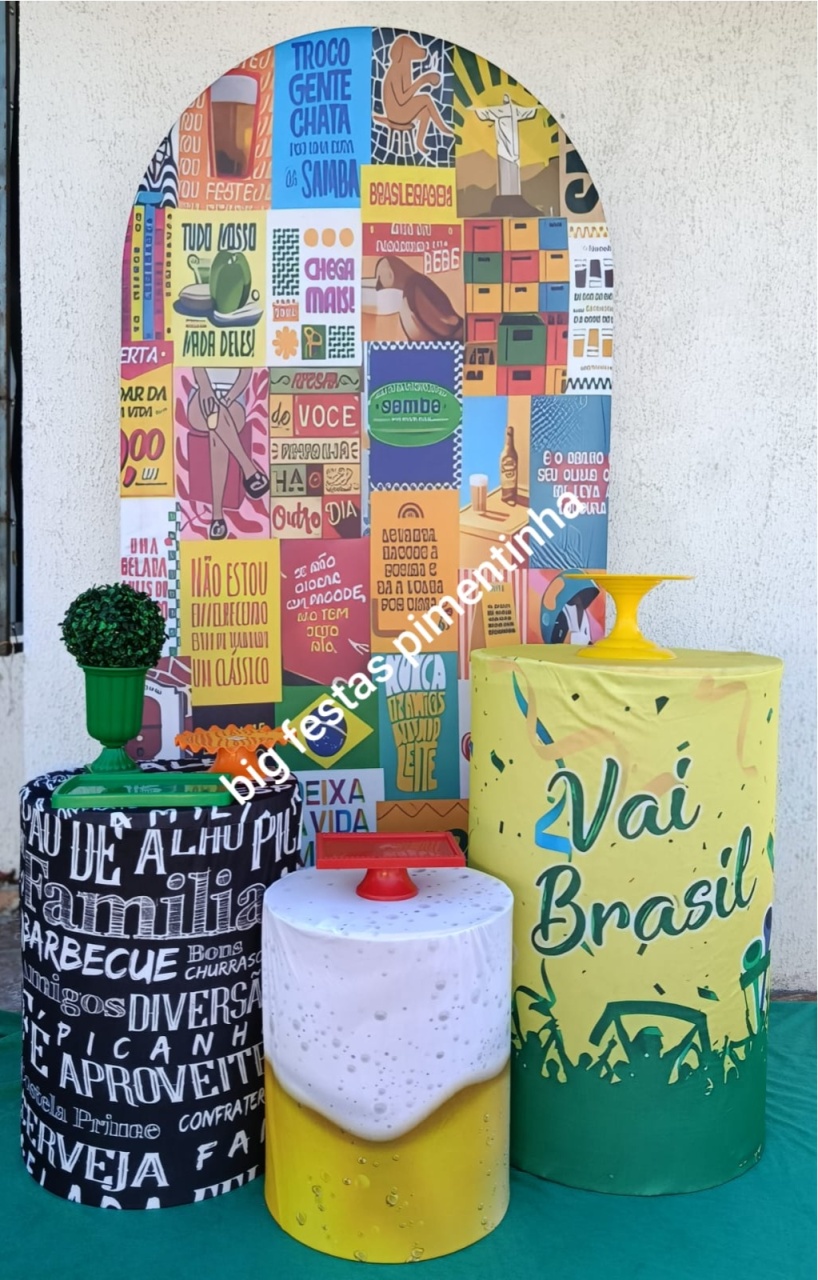 Kit Slin Brasilidade  - big festas pimentinha